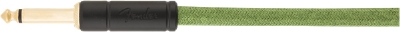 Fender Festival Düz/L Uçlu 3m Pure Hemp Yeşil Enstrüman Kablosu 4
