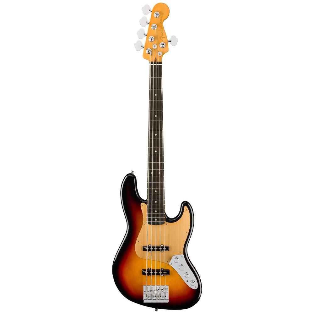 Fender American Ultra II Jazz Bass V Abanoz Klavye Ultraburst 5 Telli Bas Gitar 1