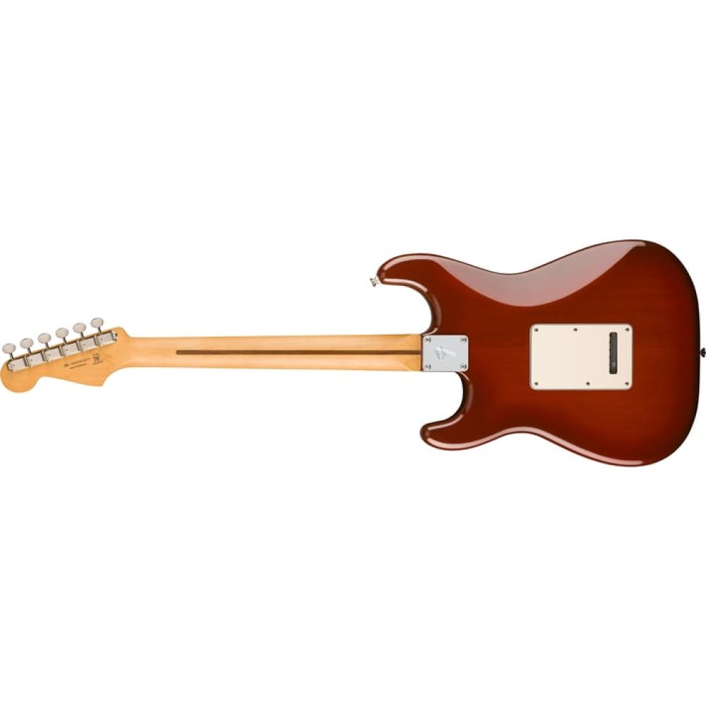 Fender Player II Stratocaster HSS Chambered Mahogany Gövde Akçaağaç Klavye Transparent Mocha Burst Elektro Gitar 4