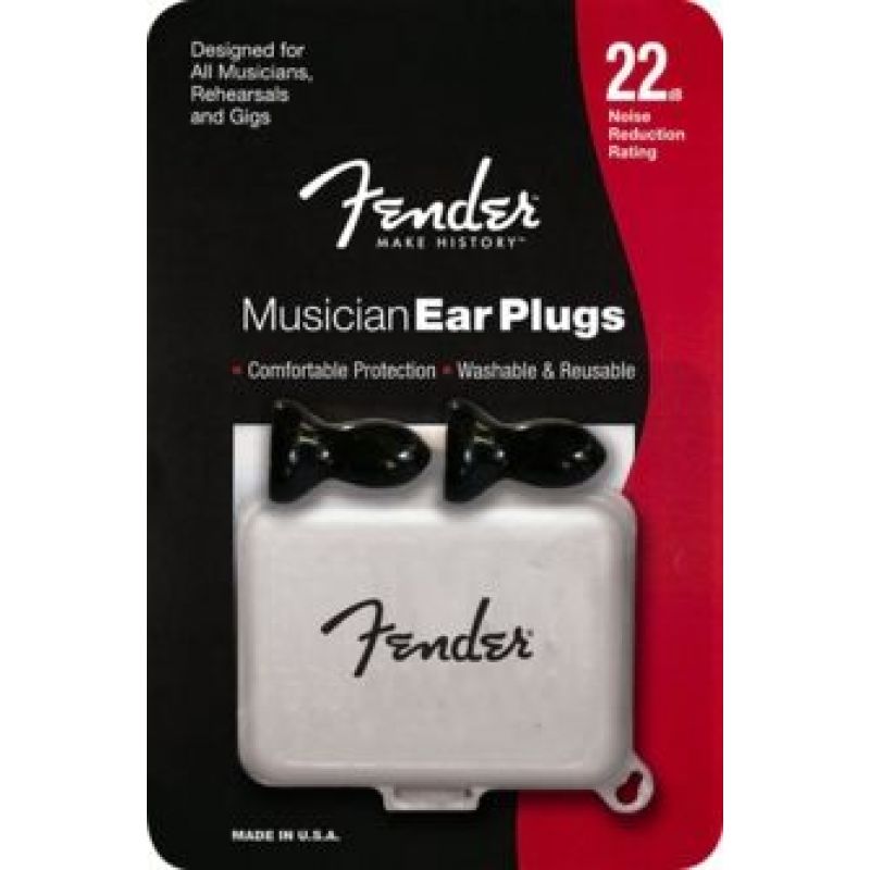 Fender Musician Series Ear Plugs Black Kulak Tıkacı 1