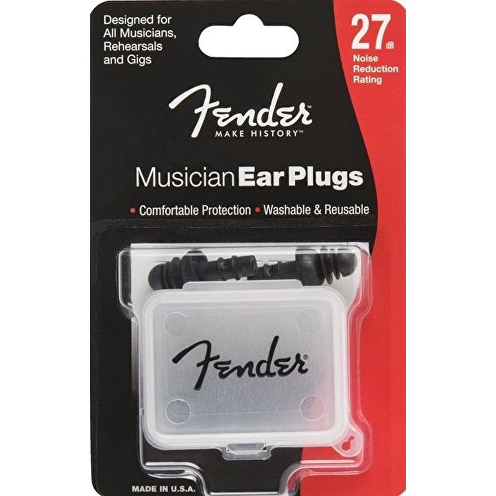 Fender Musician Series Ear Plugs Black Kulak Tıkacı 3