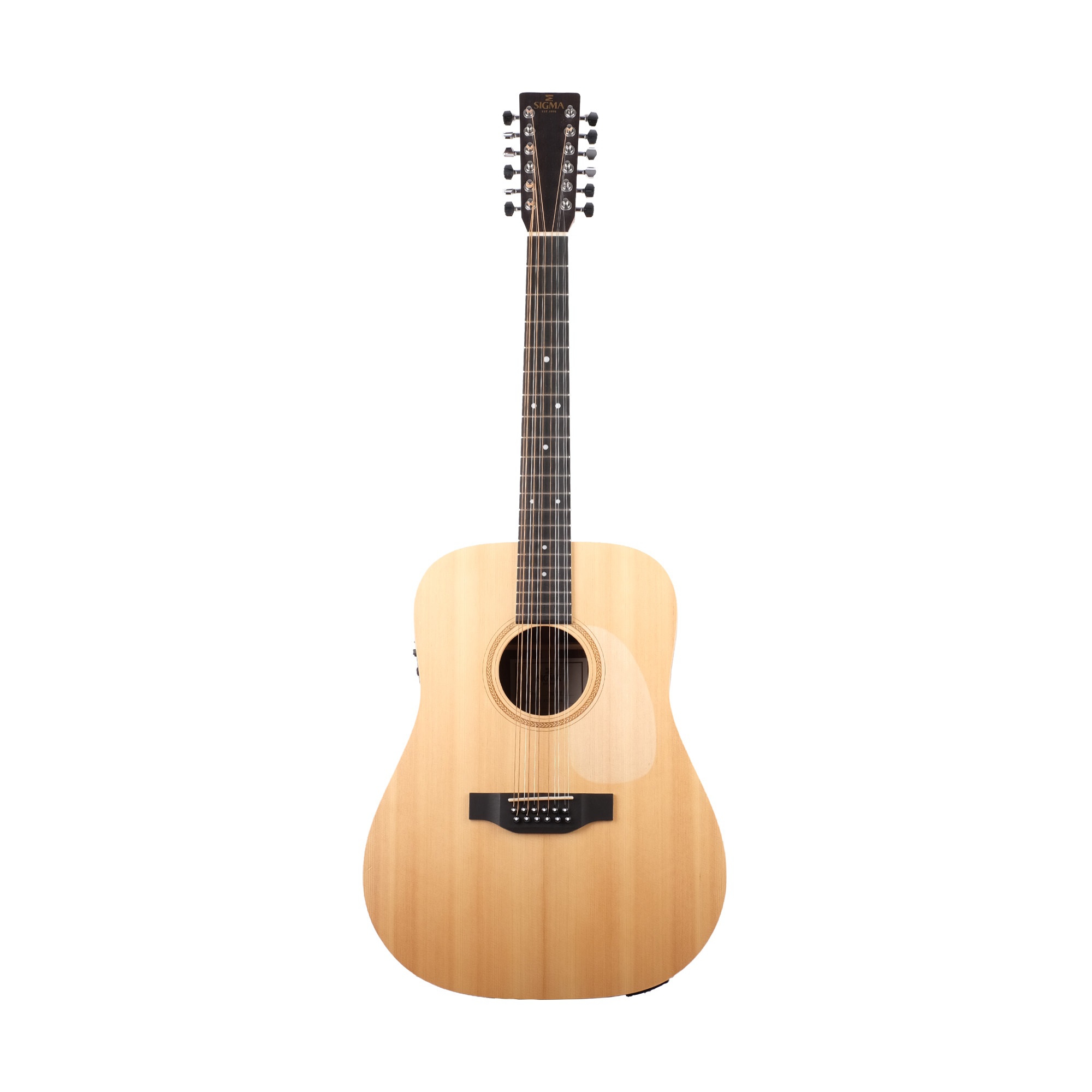 [Outlet] Sigma DM12E 12 Telli Elektro Akustik Gitar (Natural) (OL 25-25070) 1