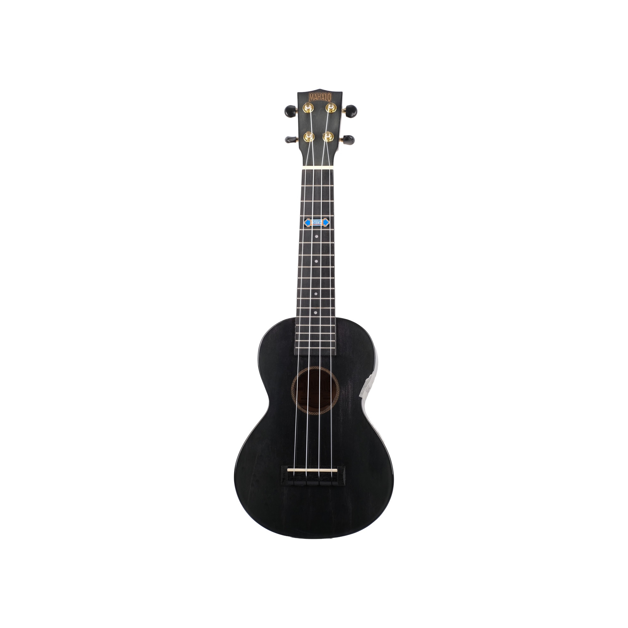 [Outlet] Mahalo MH2WTBK Hano Series Concert Ukulele (Transparent Black) (OL 25-25067) 1