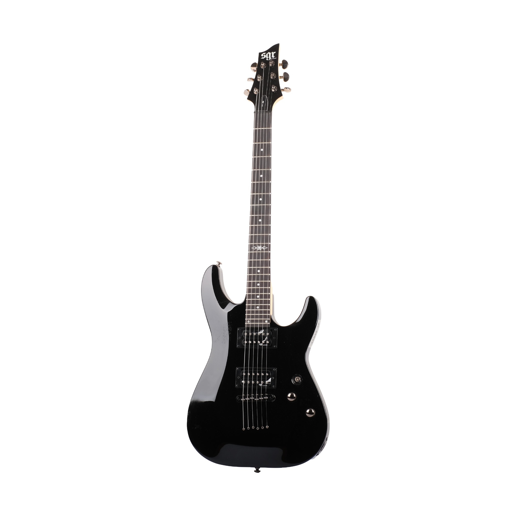 [Outlet] Schecter Sgr C-1 Elektro Gitar (Gloss Black)(OL 25-25055) 1