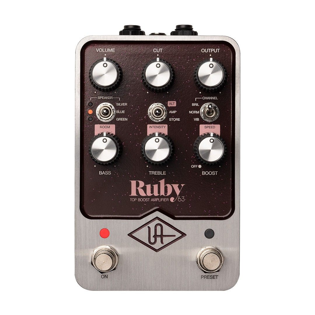 Universal Audio UAFX Ruby '63 Top Boost Amplifier Pedal 1
