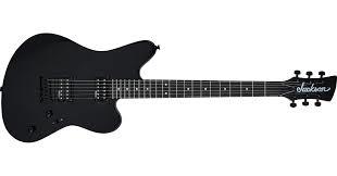 Jackson JS22 HT Surfcaster Amaranth Klavye Gloss Black Elektro Gitar 1