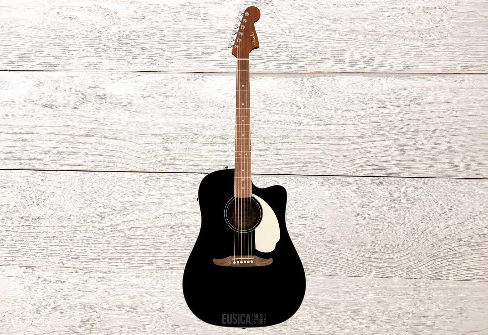 Fender California Standard Redondo CE Siyah Elektro Akustik Gitar 1