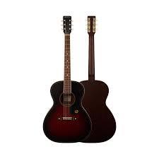 Gretsch Jim Dandy Concert Ceviz Klavye BPG Deep Cherry Burst Akustik Gitar 1
