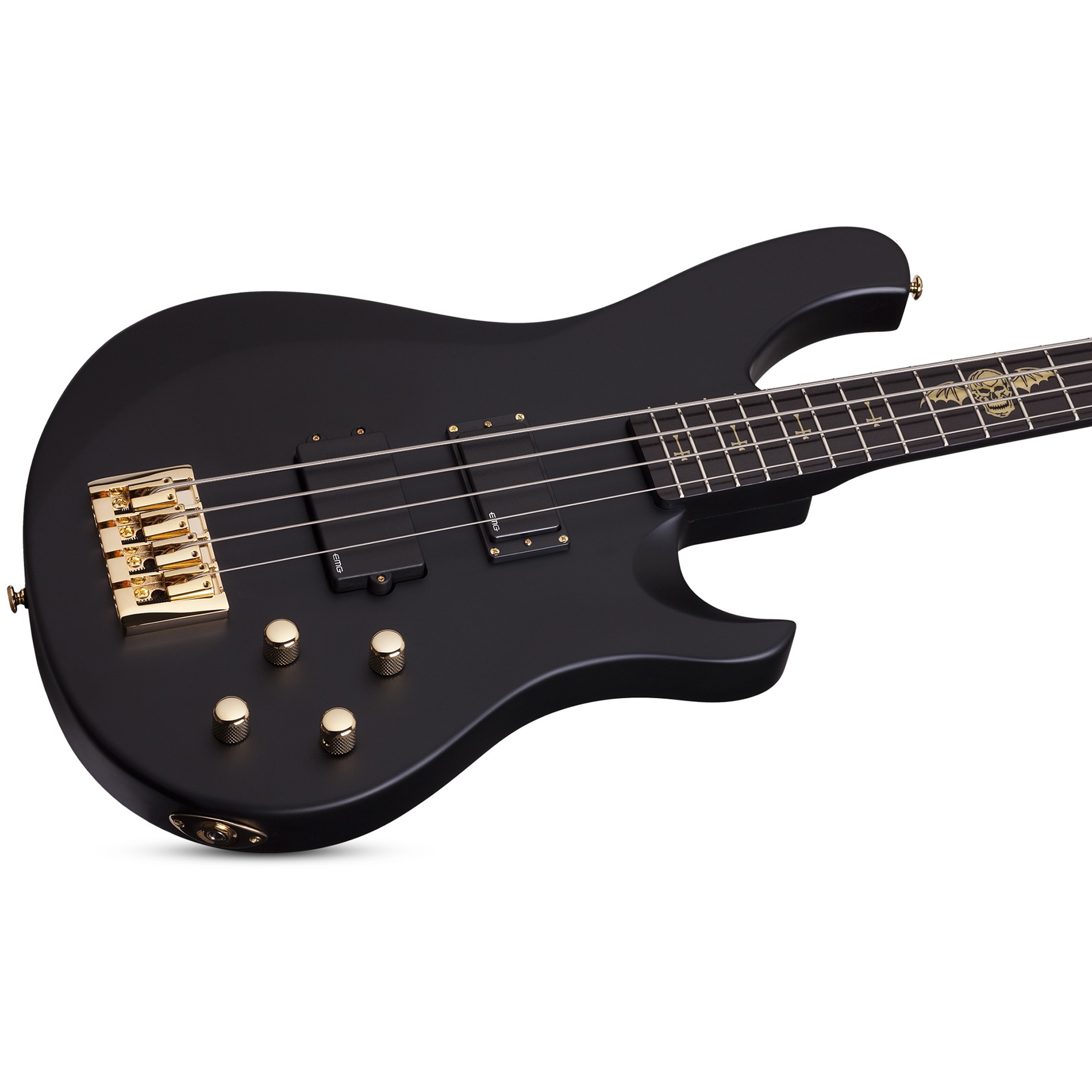 Schecter Johnny Christ Signature Bas Gitar (Mat Siyah) 2