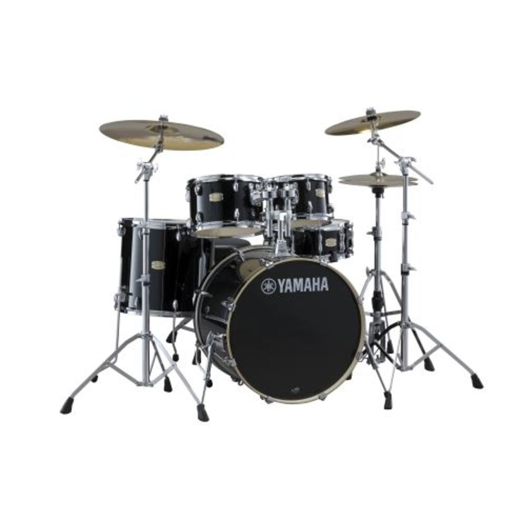 Yamaha Stage Custom Birch 5-Parça Akustik Davul Seti (Raven Black) 1