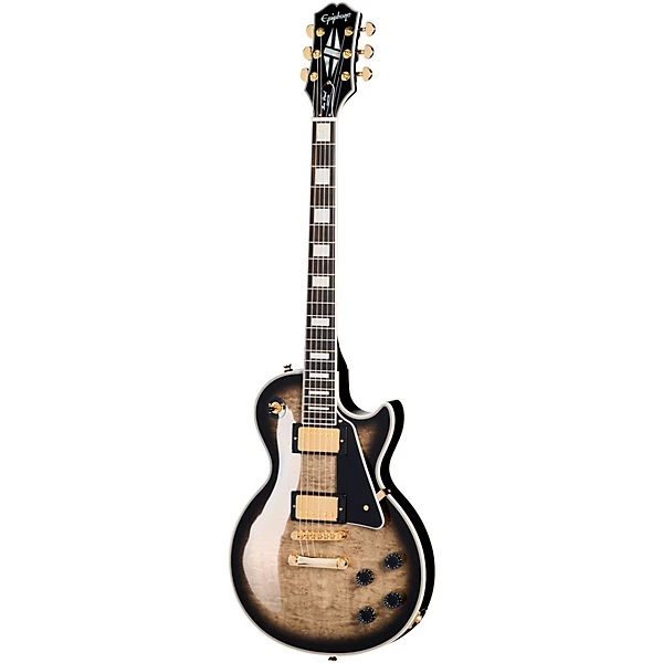 Epiphone Inspired By Gibson Custom Les Paul Custom Elektro Gitar (Cobra Burst) 1