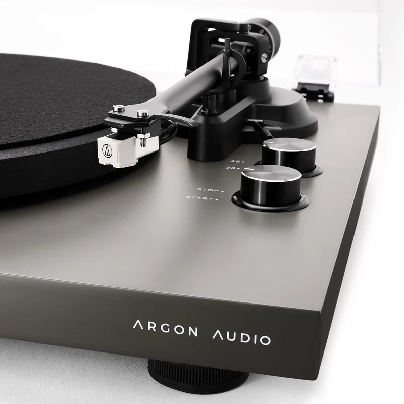 Argon Audio TT MK2 Dahili Preamfili Pikap - AT3600L iğne (Earth Gray) 5
