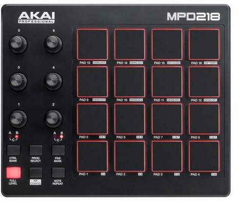 AKAI MPD218 USB Drum Pad Kontrol Cihazı 1
