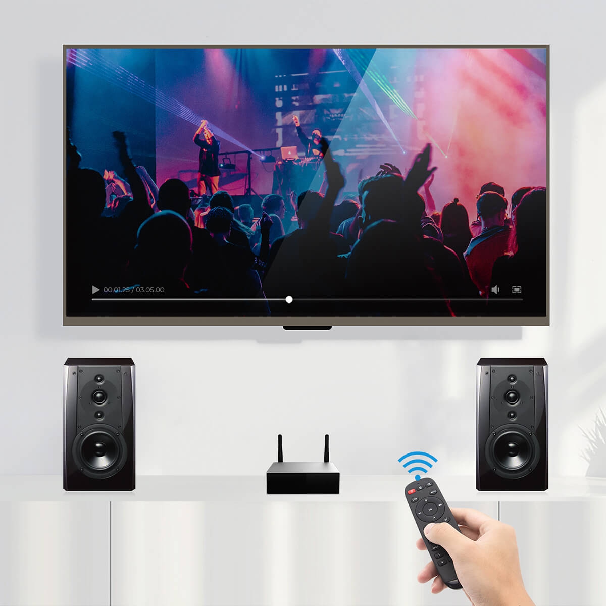 Arylic A50+ Wi-Fi & Bluetooth Class D Audio Amfi (2x50W) 4