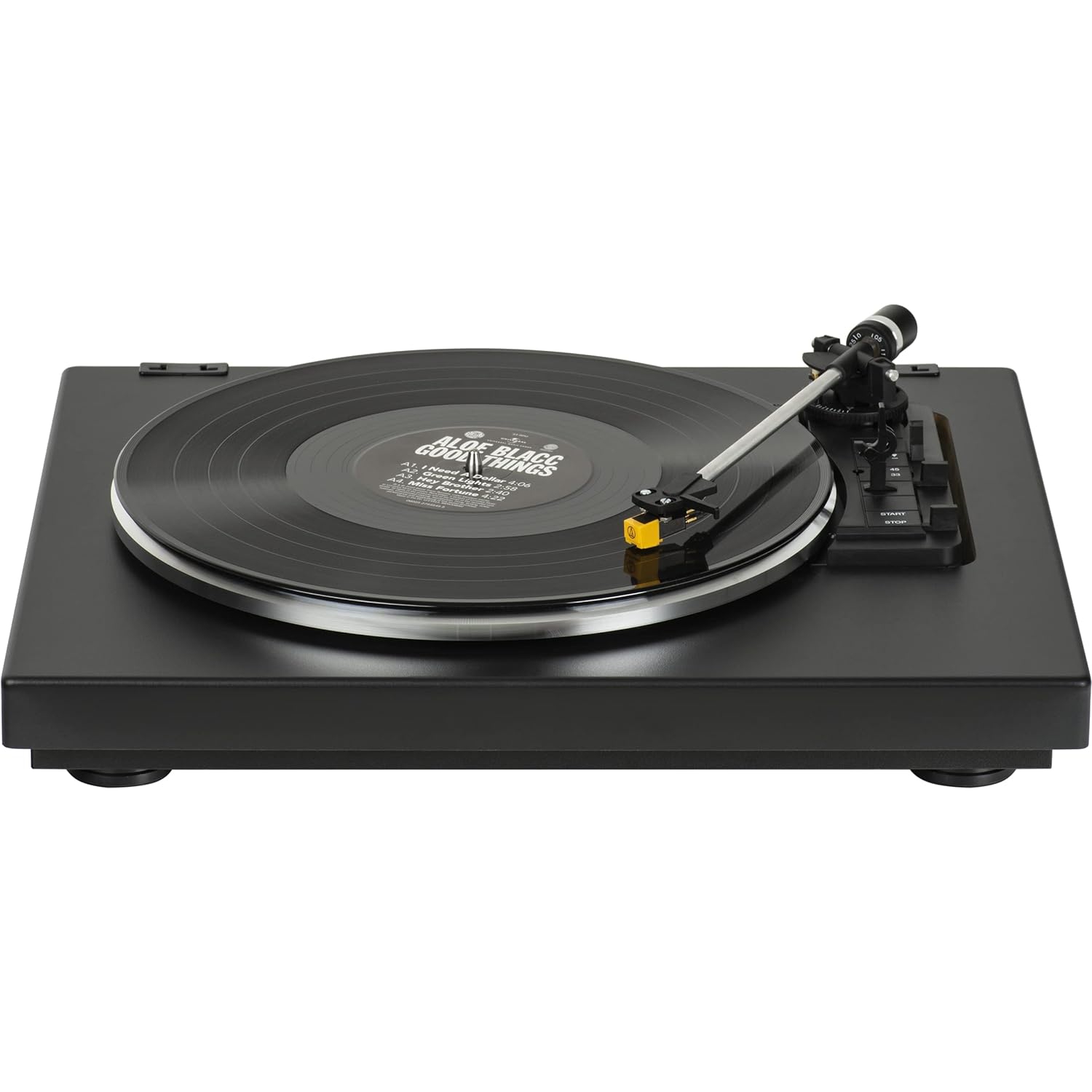 REKKORD AUDIO F300 Siyah Otomatik Pikap - AT91 iğne ile 3