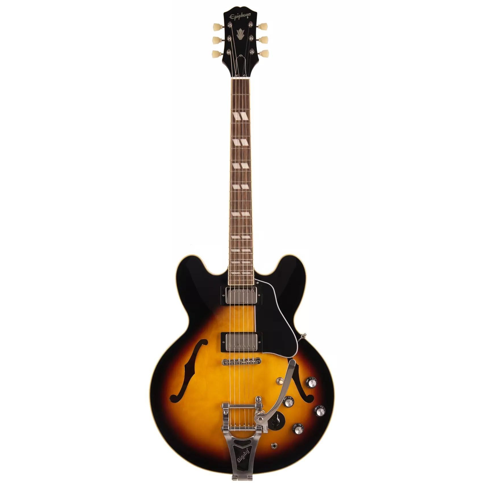 Epiphone Inspired by Gibson ES-345 Varitone Bigsby Elektro Gitar (Vintage Sunburst) 1