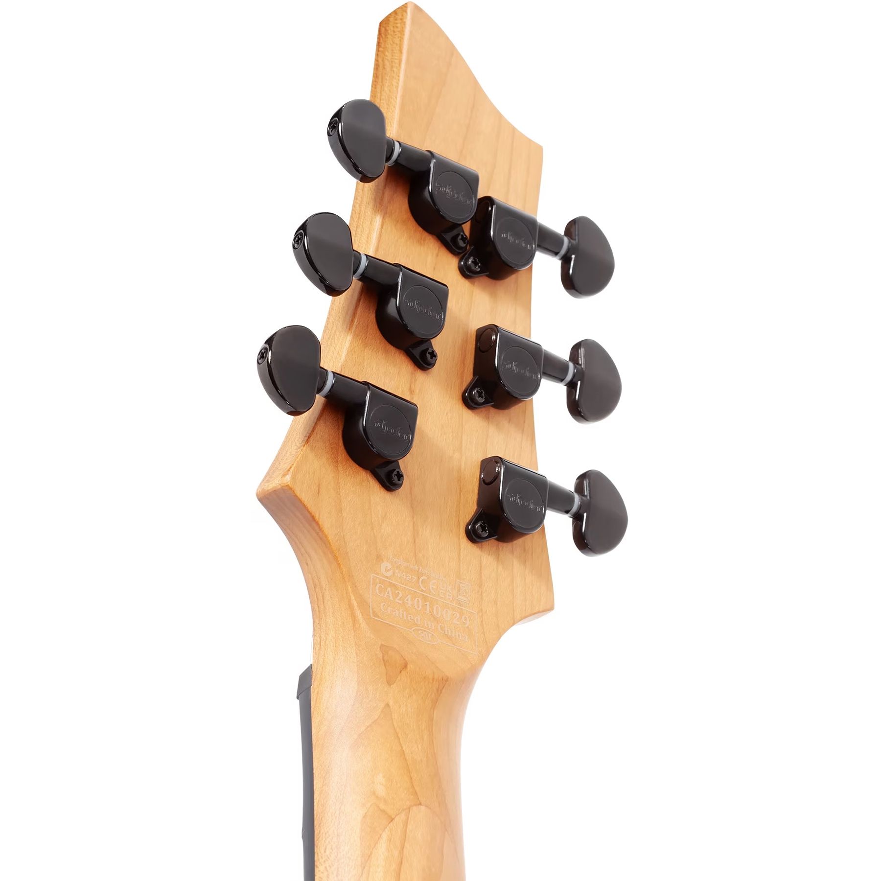 Schecter C-1 Standard Elektro Gitar (Charcoal Satin) 8