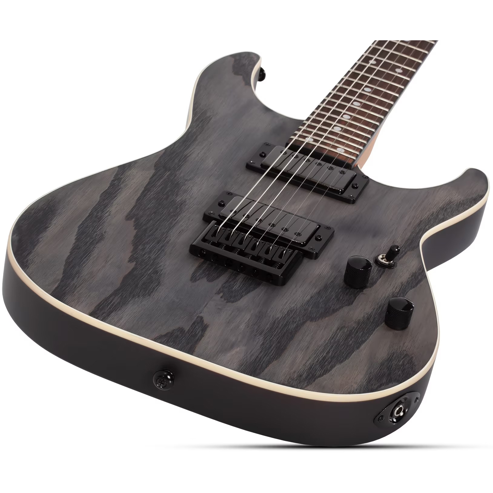 Schecter C-1 Standard Elektro Gitar (Charcoal Satin) 2