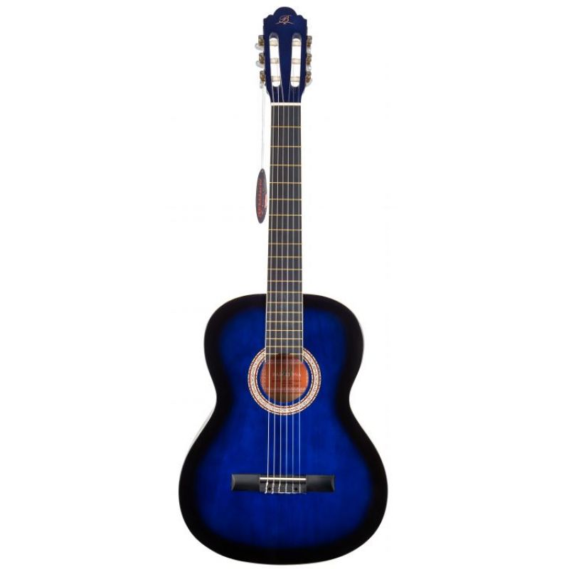 BARCELONA LC 3900 BB Mavi Siyah Sunburst Klasik Gitar 3