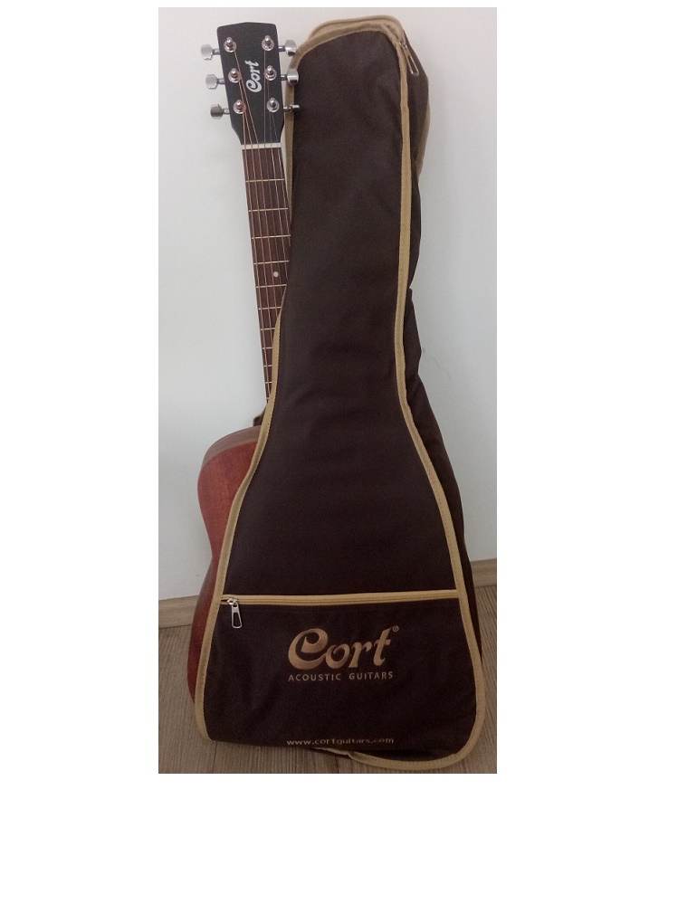 CORT AD MINI M OP AKUSTİK GİTAR ÇANTALI, OPEN PORE, 3/4 ÖLÇÜ, MAUN Ü 2