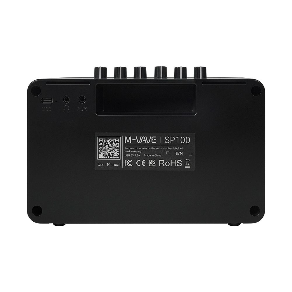 M-VAVE SP100 Taşınabilir Bluetooth’lu 10W Elektro Gitar Amfisi 4