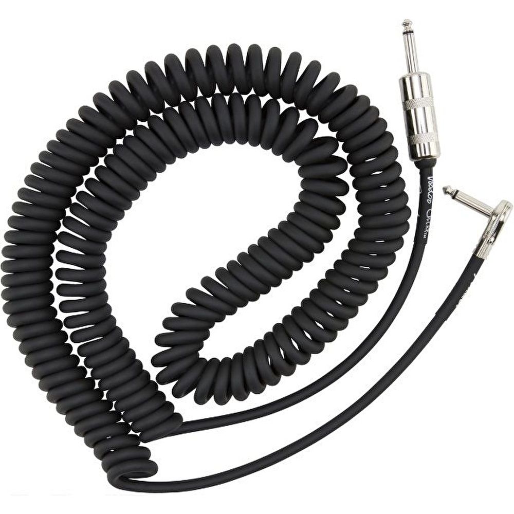 Fender Hendrix Voodoo Child Coil Düz/L Uçlu 9m Siyah Enstrüman Kablosu 2