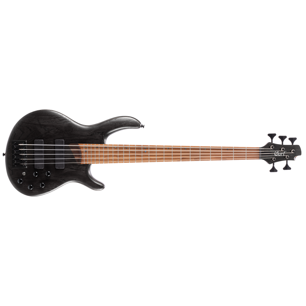 Cort B5 Element Optb Bass Gitar, 5 Telli, Open Pore Trans Black 2