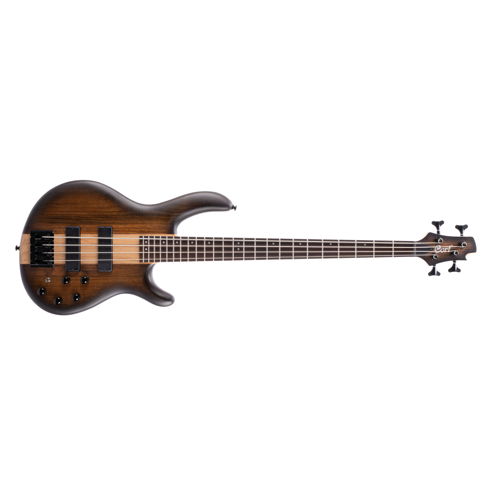 Cort C4Plus Ovmh Abb Bass Gitar, 4 Telli, Antique Brown Burst 2