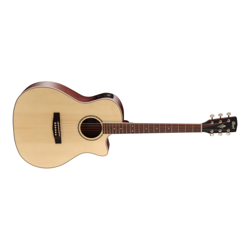 Cort Gamedx Lh Op Elektro Akustik Gitar Solak, Grand Auditorium Kasa 1