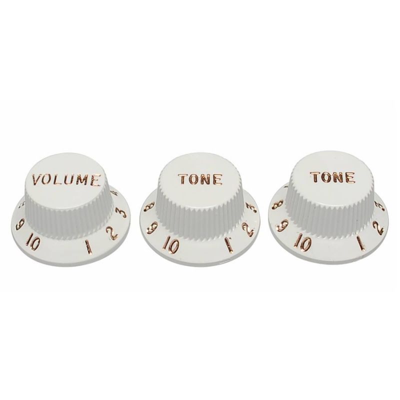 Fender Stratocaster Parchment Volume Tone Tone 3 Kontrol Düğmesi 1