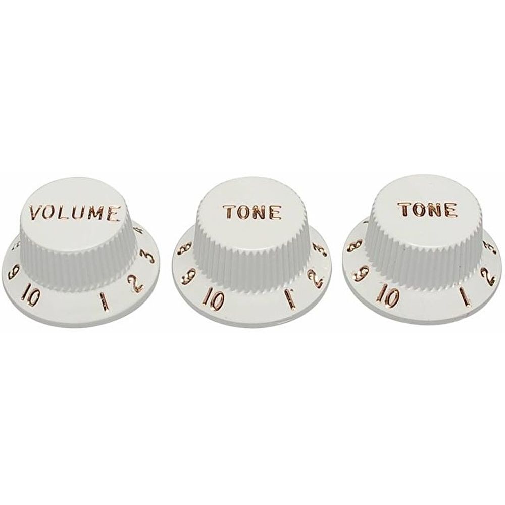 Fender Stratocaster Parchment Volume Tone Tone 3 Kontrol Düğmesi 2