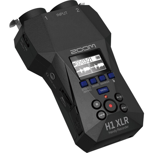 Zoom H1 XLR Digital Handy Recorder (Siyah) 3