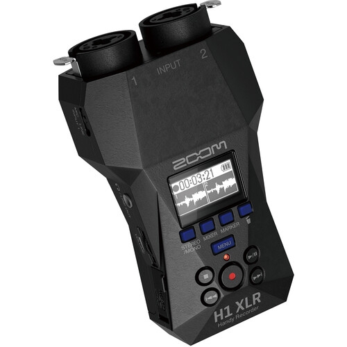 Zoom H1 XLR Digital Handy Recorder (Siyah) 4