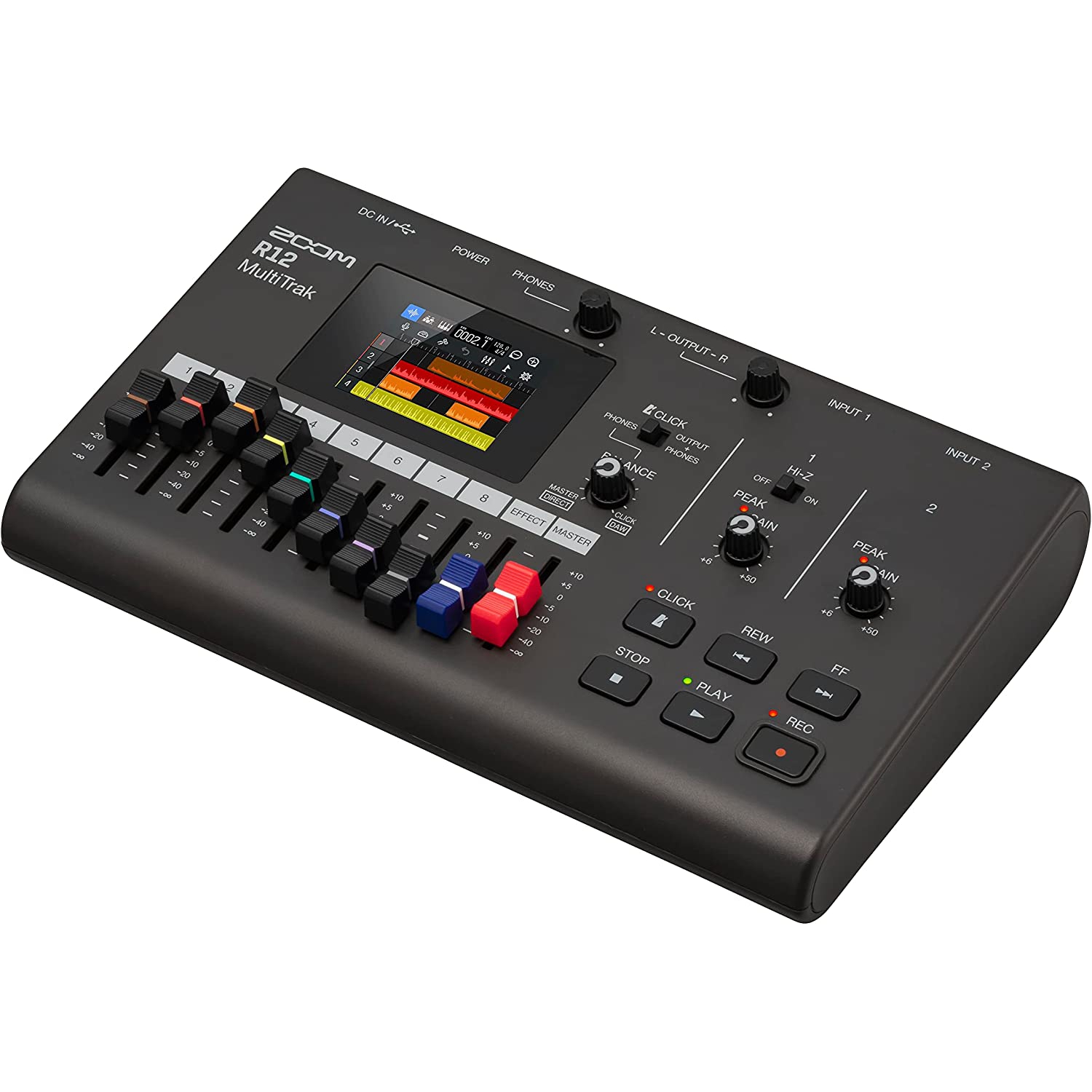 Zoom R12 MultiTrak Recorder (Touchscreen) 3