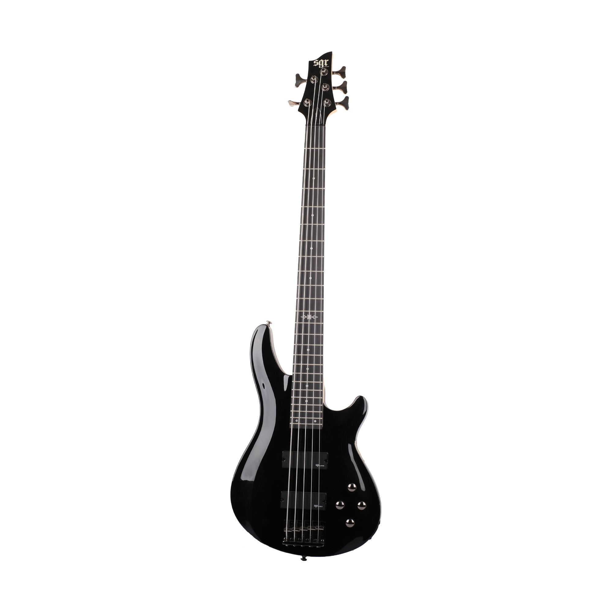 [Outlet] Schecter C-5 SGR Bas Gitar (Gloss Black) (OL 23-23090) 1