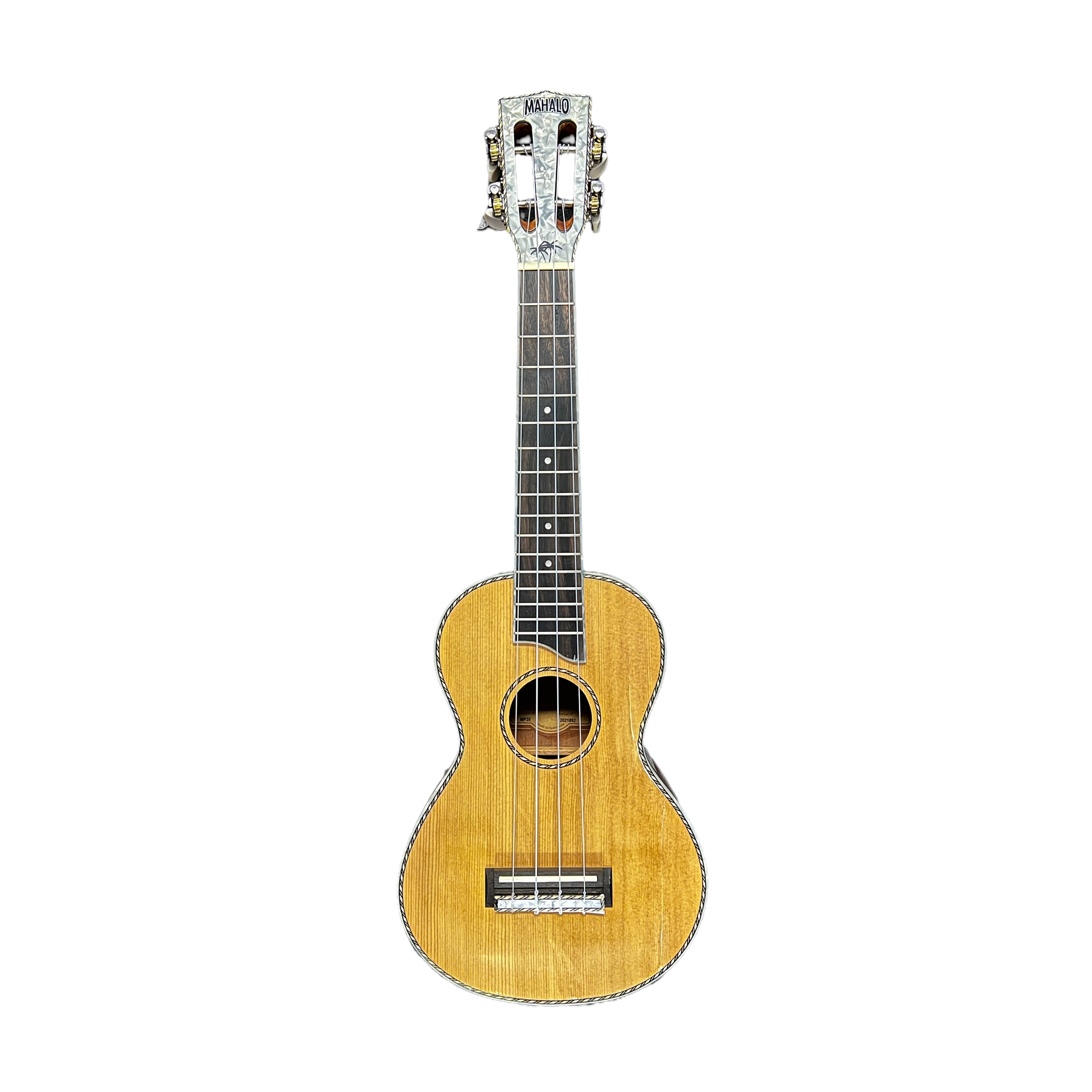[Outlet] Mahalo MP2E Pearl Series Elektro Concert Ukulele (Natural) [22-478] 1