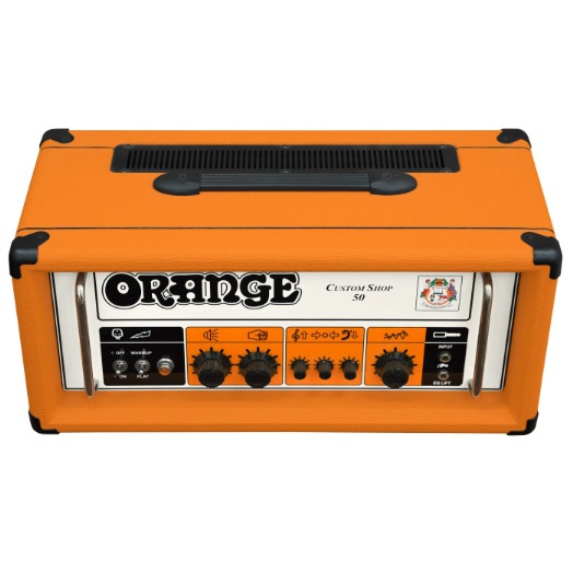 Orange CS50 Custom Shop 50 Watt Lambalı Kafa Amfi 3