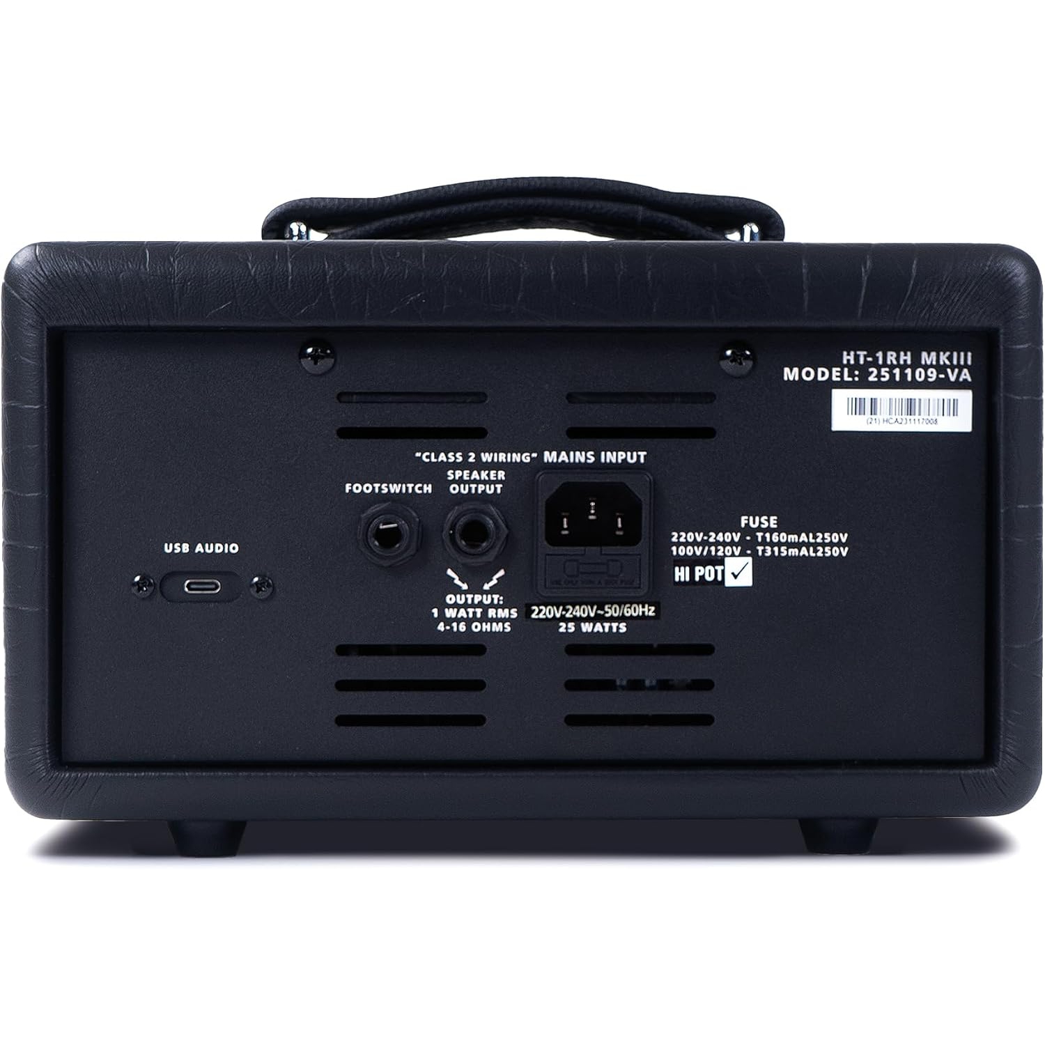 Blackstar HT-1RH-MKIII 1W Valve Head Amfi (Reverb / USB / CabRig) 3