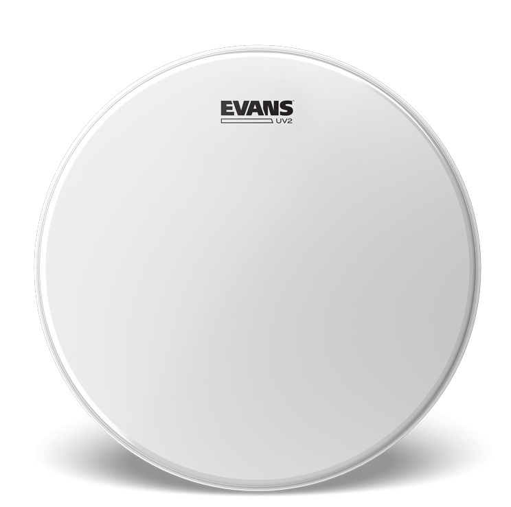 EVANS B18UV2 18" DERİ TOM VE TRAMPET KUMLU BEYAZ ÇİFT KAT 1