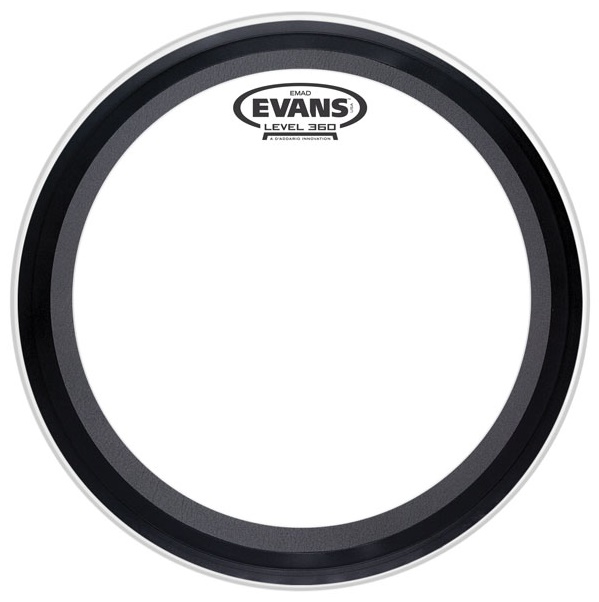 EVANS BD20EMAD 20" DERİ KİCK CLEAR SÜNGERLİ TEK KAT (10 MİL) 1