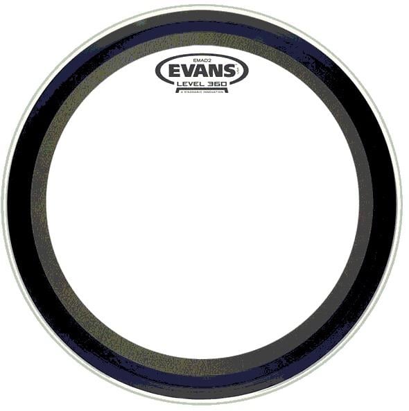 EVANS BD20EMAD2 20" DERİ KİCK CLEAR SÜNGERLİ ÇİFT KAT (17 MİL) 4