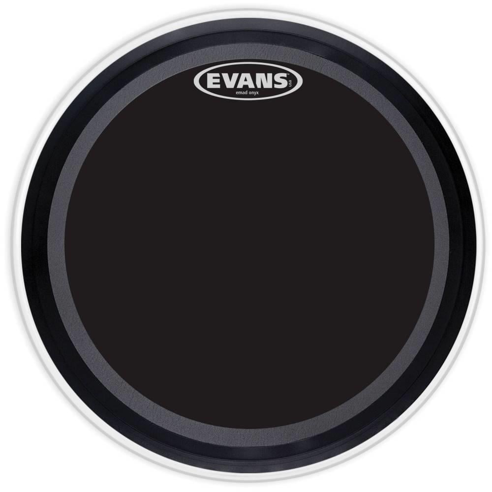 EVANS BD20EMADONX 20" DERİ KİCK KUMLU SİYAH SÜNGERLİ TEK KAT 3