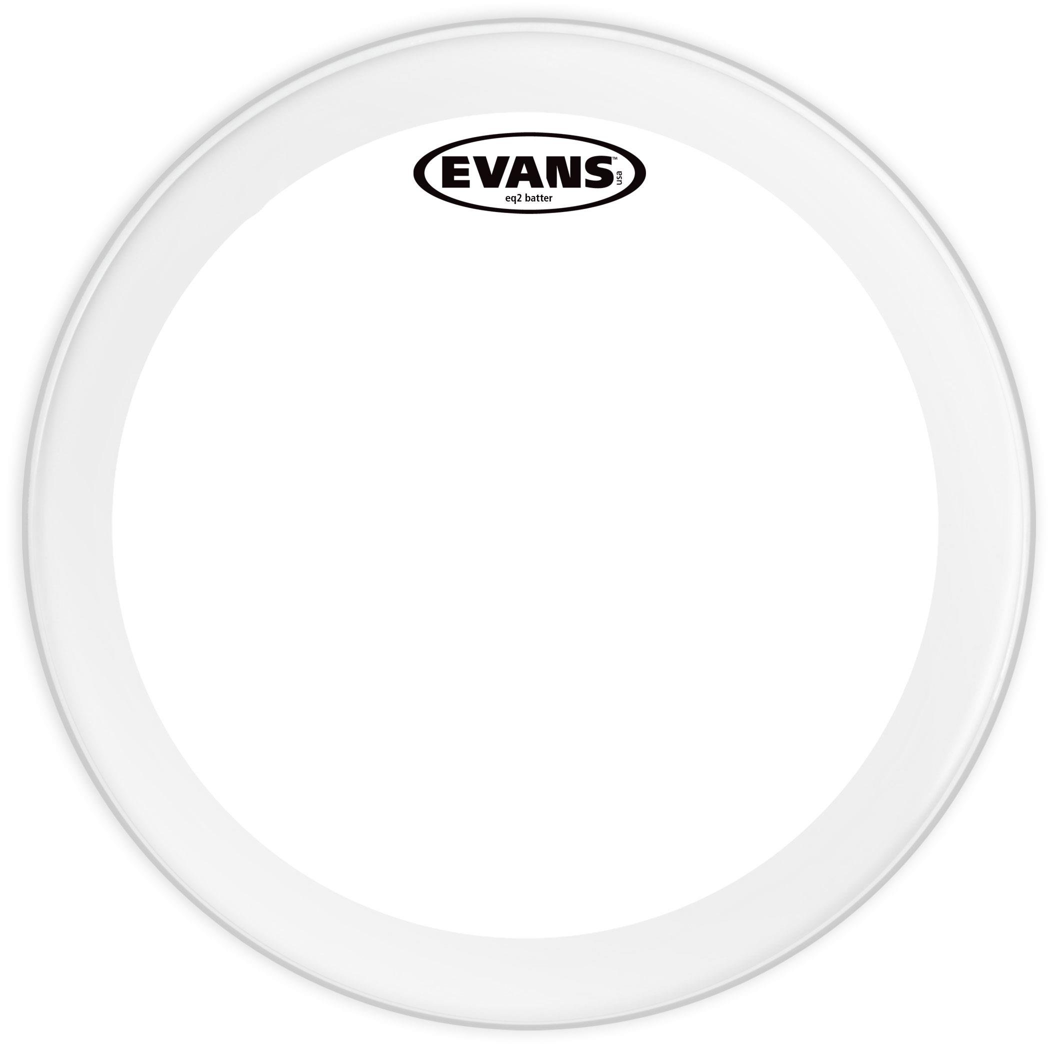EVANS BD20GB2 20" DERİ KİCK CLEAR RİNGLİ-DELİKLİ ÇİFT KAT (16 MİL) 3