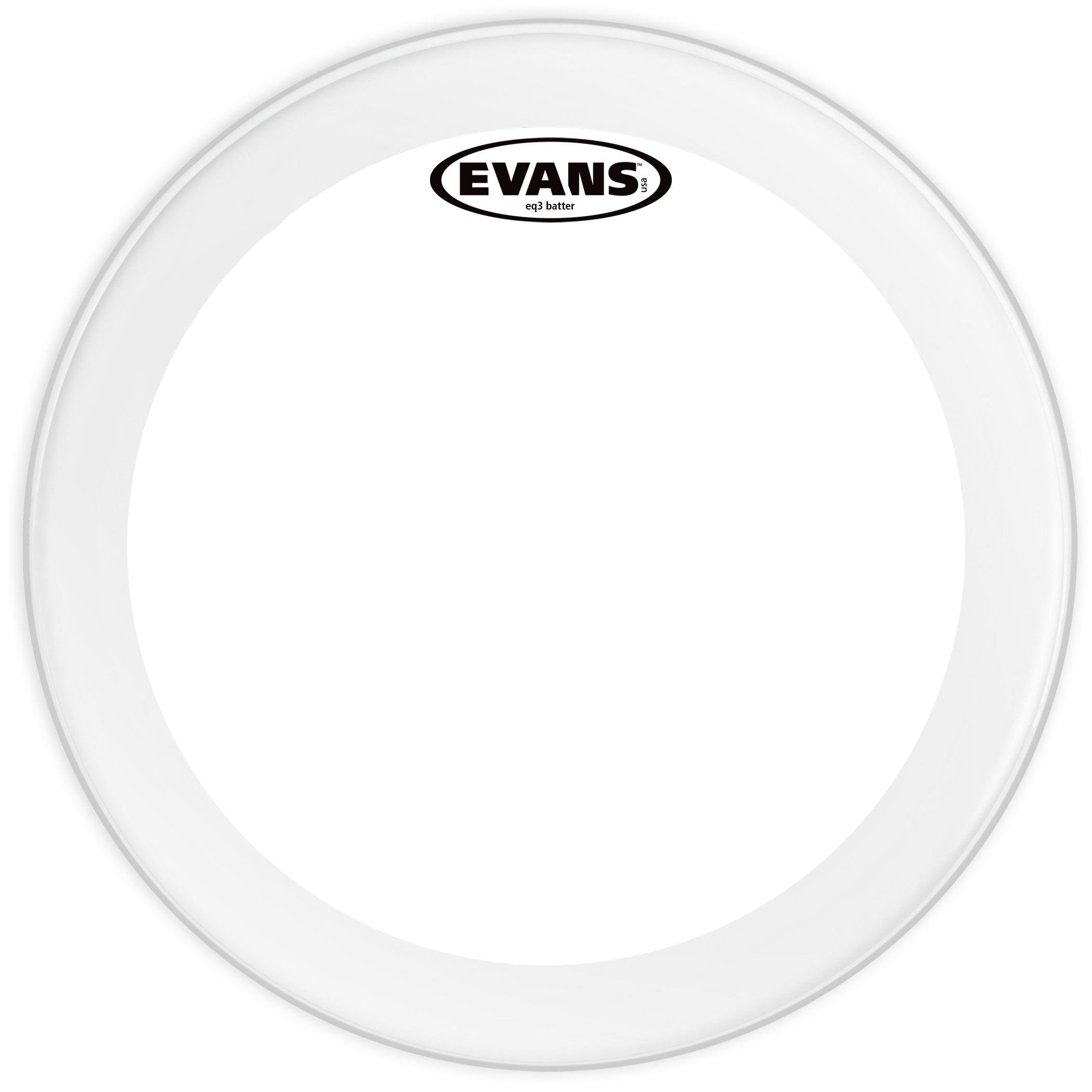 EVANS BD20GB3 20" DERİ KİCK CLEAR RİNGLİ ÇİFT KAT (13 MİL) 3