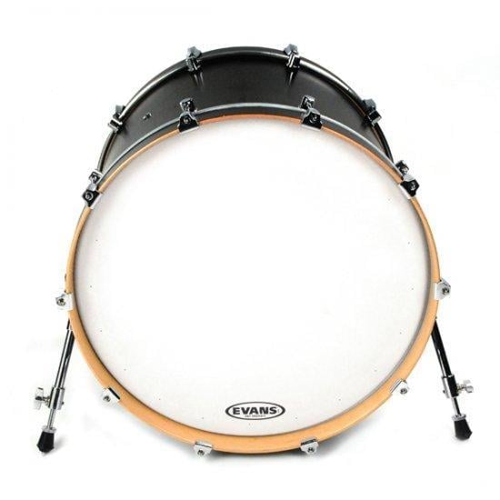 EVANS BD20RACW 20" DERİ RESONANT KUMLU BEYAZ KİCK ÖN RİNGLİ DELİKSİZ 3