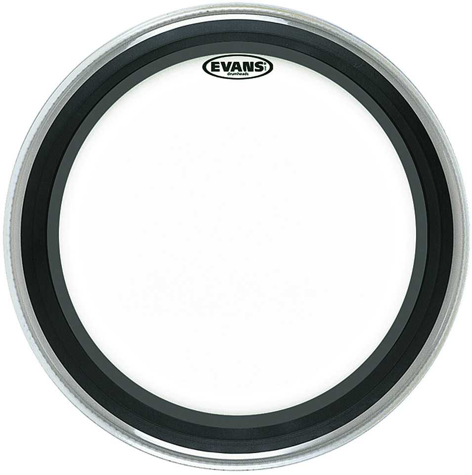 EVANS BD22EMAD 22" DERİ KİCK CLEAR SÜNGERLİ TEK KAT (10 MİL) 1