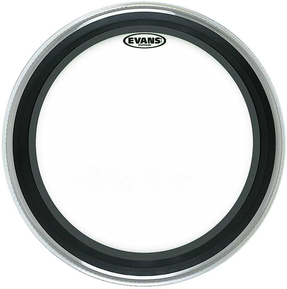 EVANS BD22EMAD 22" DERİ KİCK CLEAR SÜNGERLİ TEK KAT (10 MİL) 2