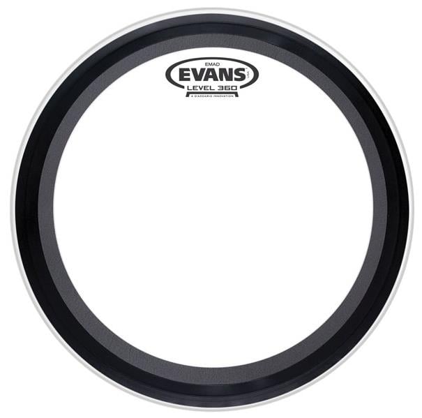 EVANS BD22EMAD2 22" DERİ KİCK CLEAR SÜNGERLİ ÇİFT KAT (17 MİL) 4