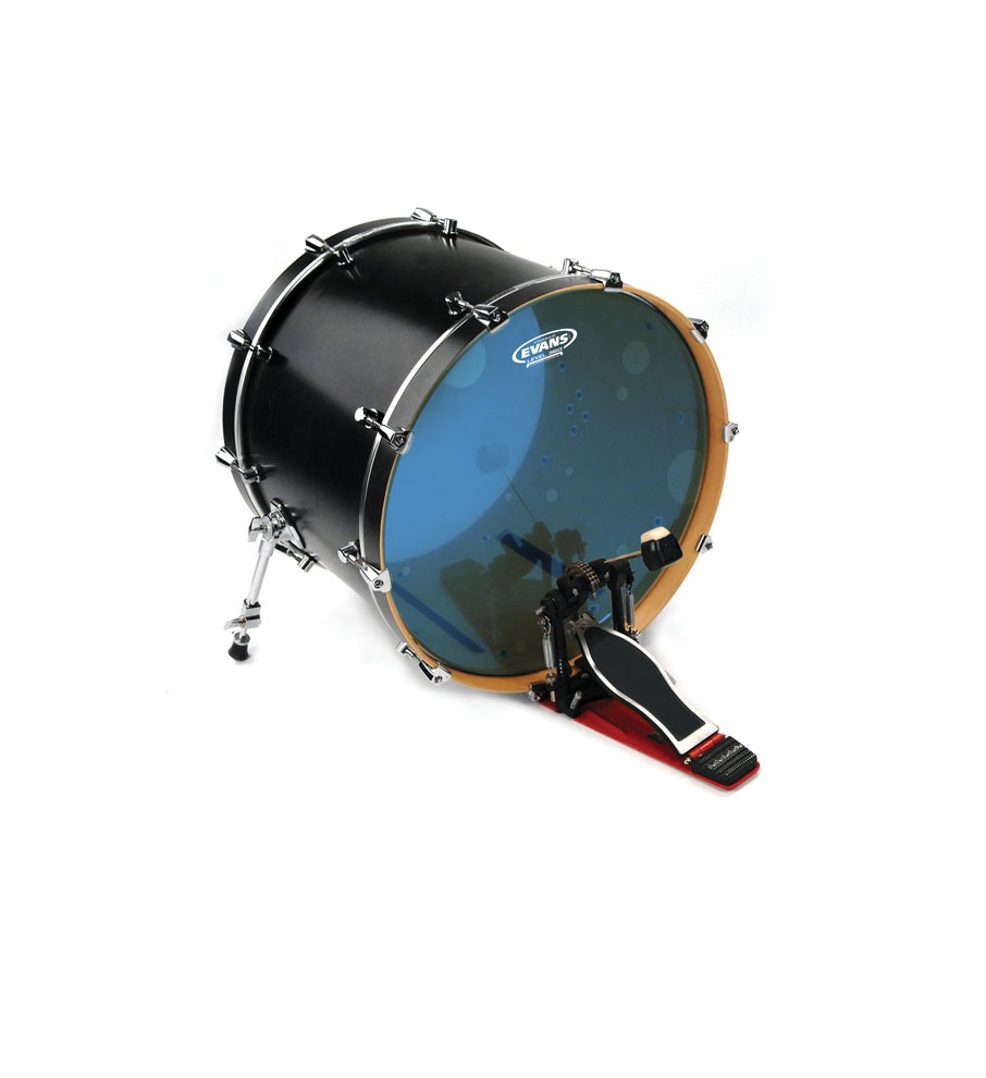 EVANS BD22HB 22" DERİ HYDRAULIC MAVİ KİCK CLEAR YAĞLI ÇİFT KAT 1