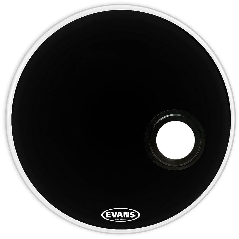 EVANS BD22REMAD 22" DERİ RESONANT KİCK SİYAH ÖN SÜNGERLİ 4